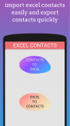 Excel To Contacts - import xls screenshot 2