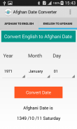 Afghan Date Converter screenshot 1