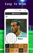 Football Player Coloring By Number - Pixel screenshot 0