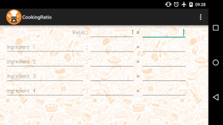 Cooking Ratio screenshot 5