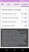 Calendário Período & Ovulação screenshot 6