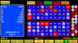 Keno 4 Card - Multi Keno screenshot 1