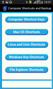 Computer Shortcuts and Backup screenshot 0