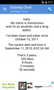 Sobriety Clock screenshot 0