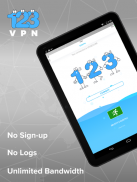 Unlimited FREE VPN - 123VPN screenshot 3
