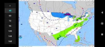 PG Surface Pressure Charts USA screenshot 0