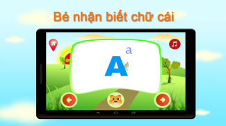 Dạy bé học chữ cái và chữ số tiếng việt screenshot 0