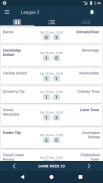 Scores for League Two - England screenshot 1