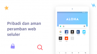 Aloha Browser Lite: Browser pribadi dan VPN gratis screenshot 5