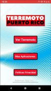 Terremotos Puerto Rico en Tiempo Real Alertas screenshot 0