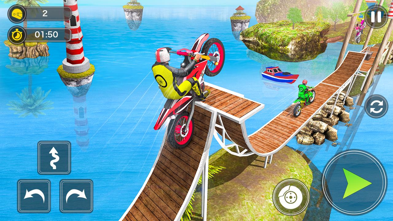 Jogos de mega rampa Impossible Tracks Stunt Bike - Download do APK para  Android