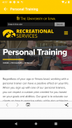 University of Iowa Rec Serv screenshot 3