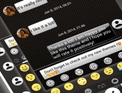 SMS Messages Gloss WhiteBlack screenshot 5
