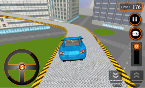 Crazy City Car Roof Jumping screenshot 6