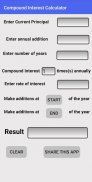 Compound Interest Calculator With Annual Addition screenshot 3