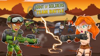 Army of soldiers : Team Battle screenshot 0