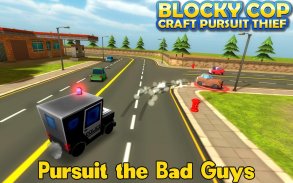 Blocky Cop Craft Pursuit Thief screenshot 2