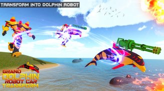 Angry Dolphin Robot Attack screenshot 2