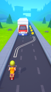 Paper Boy Race — gra wyścigowa screenshot 0