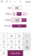 TDEE + BMR + BMI Calculator screenshot 8