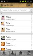 GO Contacts Graffiti Theme screenshot 2