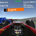 kostenlos 3D-Formel-Rennsport Icon