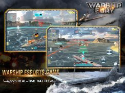 Warship Fury-El juego de batalla naval perfecto screenshot 3