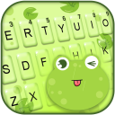 Cute Frog Tongue Keyboard Theme