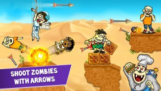 Bắn cung Zombie - Trò chơi bắn súng Zombie 🏹 screenshot 0