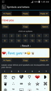 Cool text, symbols, letters, emojis, nicknames screenshot 0
