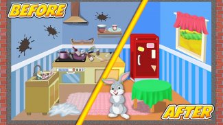 Pet House Cleanup: Cleaning House Games screenshot 1