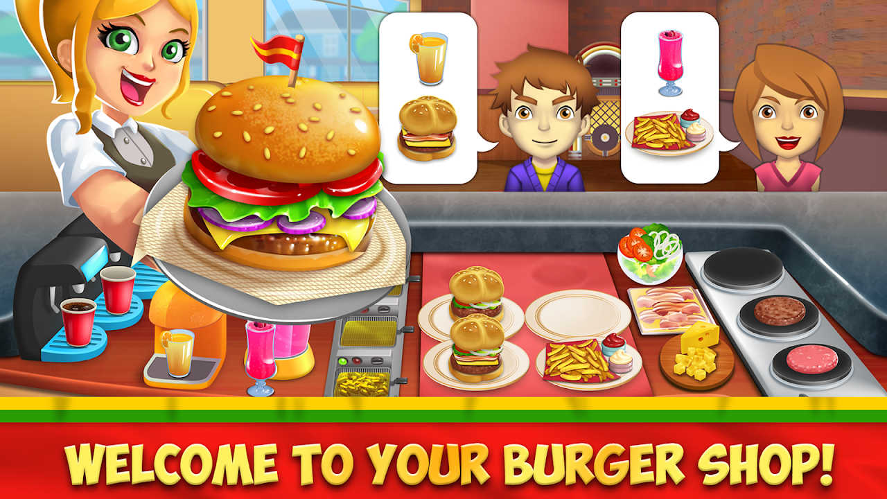 Burger Shop Manager: Cooking Sim 2::Appstore for Android