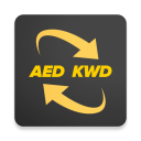 AED and KWD Currency Converter Icon