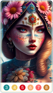 Tattoo Color by Number Game screenshot 0