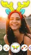 Kamera Yüz Değiştirme: Emoji, Filtre, Çıkartma screenshot 7