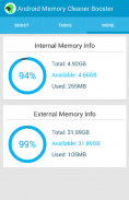 Memoria Android Limpiador screenshot 1
