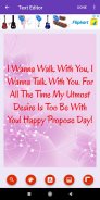 Happy Propose day:Greeting,Photo Frames,GIF,Quotes screenshot 1