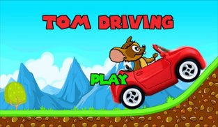 Tom Driving Hill Climb Racing screenshot 0