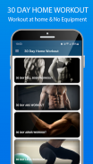 30 Day Home Workouts screenshot 4