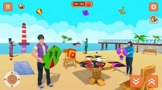 Beach Kite Flying Challenge screenshot 1