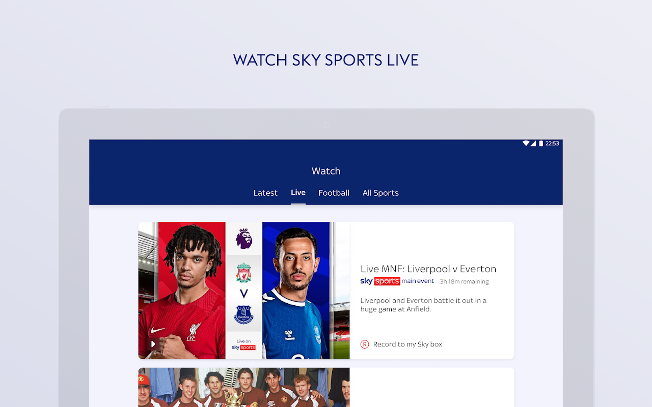 Sky sports live streaming. Скай Спортс рассказ.