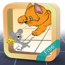 Cats Hunting a Mouse : The Chase Game Icon