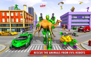 Game penyelamatan hewan robot penyu screenshot 0