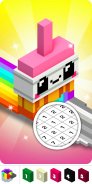 Color by Number 3D, Voxly - Unicorn Pixel Art screenshot 12