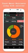 健康，饮食与健身追踪器 - 减肥，体重指数，热量计数器，睡眠跟踪器 screenshot 9