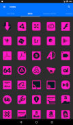Pink and Black Icon Pack screenshot 18