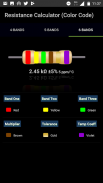 Resistance Calculator (Color Code) screenshot 0