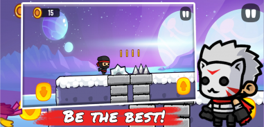 Ninja Mars Adventure - Run Endless Fun Game screenshot 0