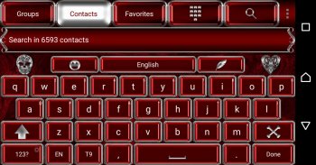 Gothic Go Keyboard theme screenshot 0