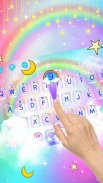 Rainbow Galaxy Keyboard screenshot 1